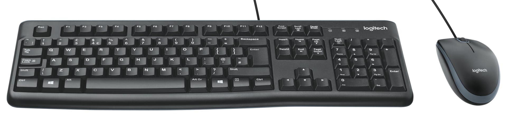 Logitech Desktop MK120 - keyboard and mouse set - English - 920-002565 -  Keyboard & Mouse Bundles 