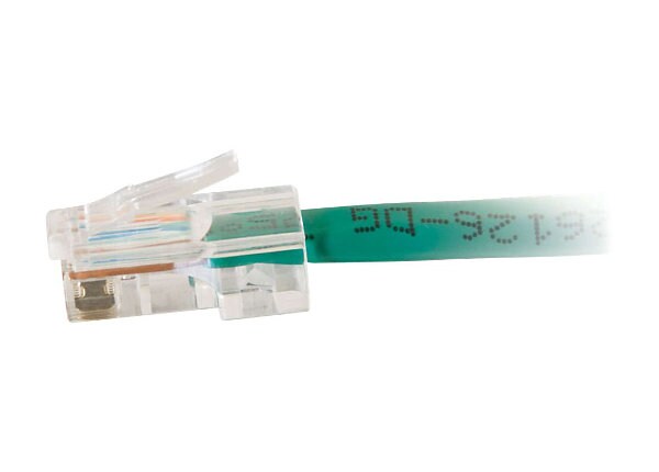 C2G Cat5e Non-Booted Unshielded (UTP) Network Patch Cable - patch cable - 50 ft - green