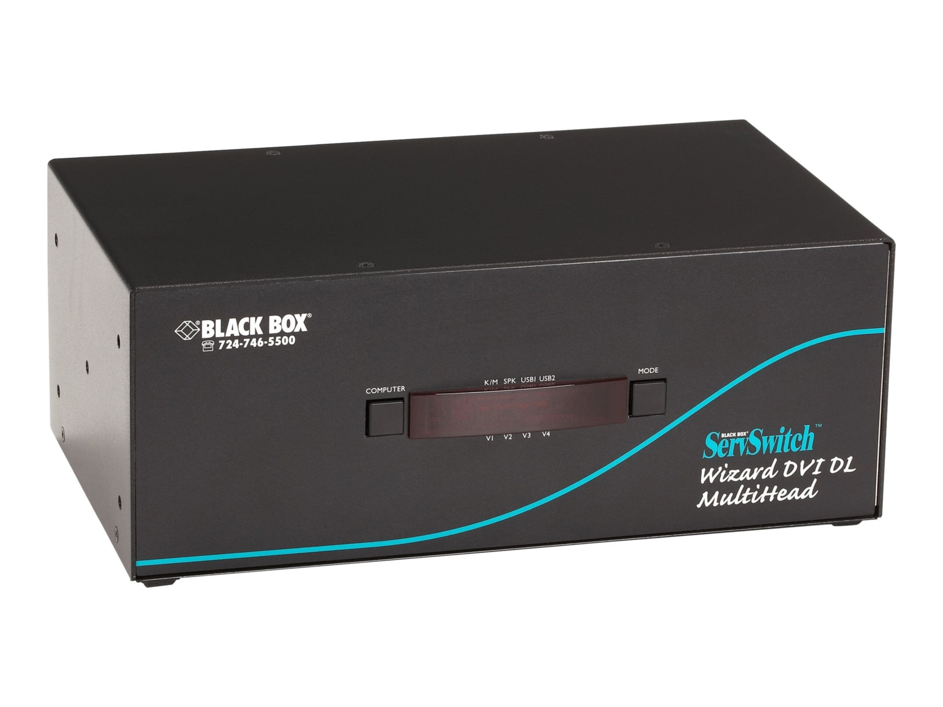 Black Box ServSwitch Wizard DVI DL (USB) - KVM switch - 16 ports