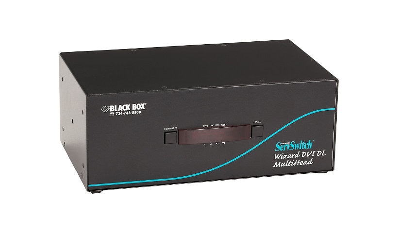 Black Box ServSwitch Wizard DVI DL (USB) - KVM switch - 16 ports