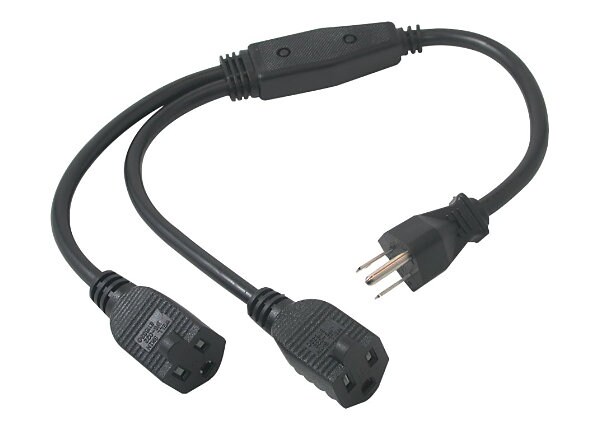 CTG 6FT 1 TO 2 PWR CORD SPLITTER