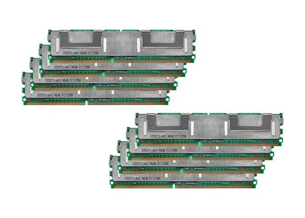 Crucial - DDR2 - 64 GB : 8 x 8 GB - FB-DIMM 240-pin