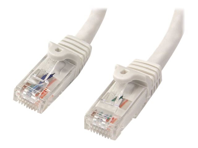 StarTech.com 25ft CAT6 Ethernet Cable - White Snagless Gigabit - 100W PoE UTP 650MHz Category 6 Patch Cord UL Certified