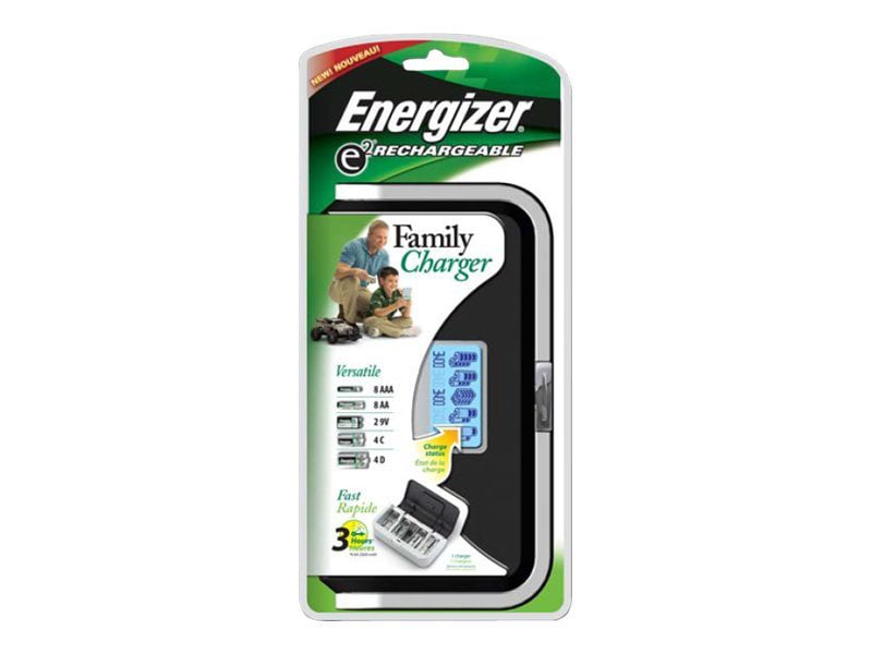 Energizer Family Charger CHFC - battery charger - chargers one 9v