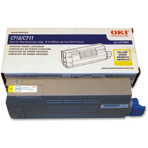 OKI - yellow - original - toner cartridge