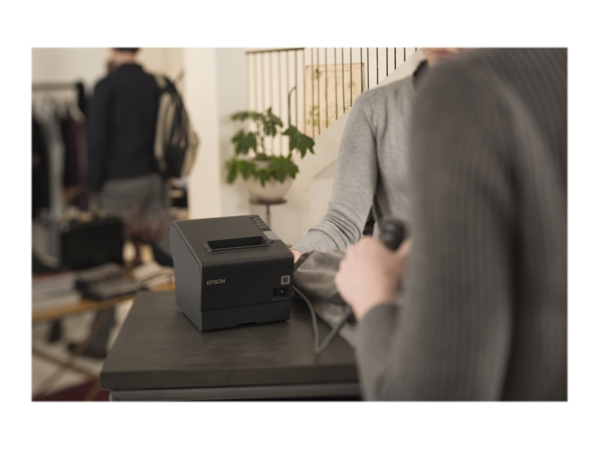 Thumbnail 7 of 7 for Epson TM T88V - receipt printer - B/W - thermal line