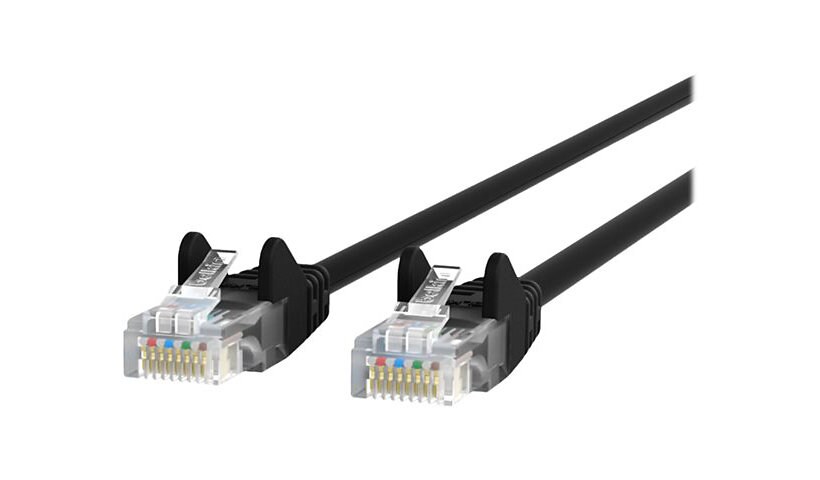 Belkin 5ft CAT6 Ethernet Patch Cable Snagless, RJ45, M/M, Black - patch cab