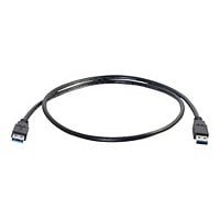 C2G 3.3ft USB Cable - USB A to USB A Cable - USB 3.0 Cable - M/M