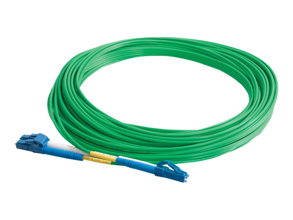 C2G 2m LC-LC 9/125 Duplex Single Mode OS2 Fiber Cable - Green - 6ft - patch