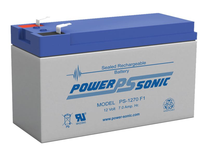 Power-Sonic PS-1270 F2 - UPS battery - lead acid - 7 Ah
