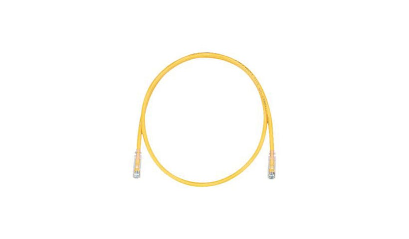 Panduit TX6 PLUS patch cable - 1 ft - yellow