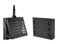 Peerless DST360 mounting kit - Tilt & Swivel - for flat panel - black