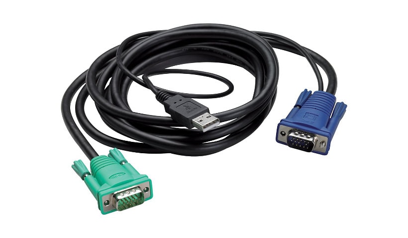 APC by Schneider Electric APC Integrated Rack LCD/KVM USB Cable - 10ft (3m)