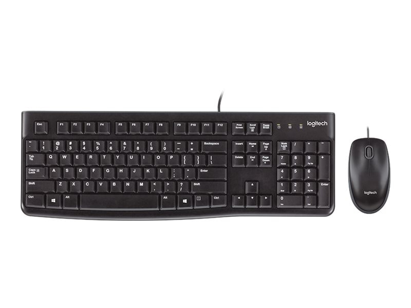 Logitech Desktop MK120 - ensemble clavier et souris - Anglais Périphérique d'entrée