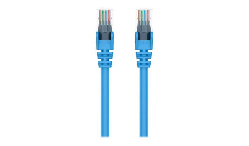 Belkin 3ft CAT6 Ethernet Patch Cable Snagless, RJ45, M/M, Blue - patch cabl