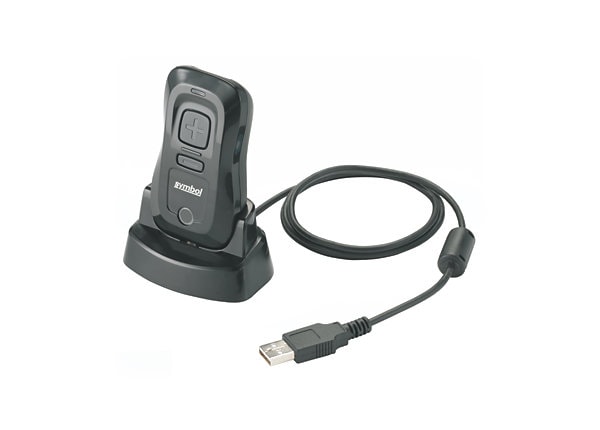 Zebra Single Slot USB Charging Cradle - bar code scanner charging stand