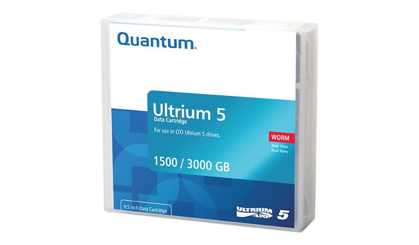 Quantum - LTO Ultrium WORM 5 x 1 - 1.5 TB - storage media