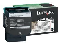 Lexmark - Extra High Yield - black - original - toner cartridge - LCCP, LRP