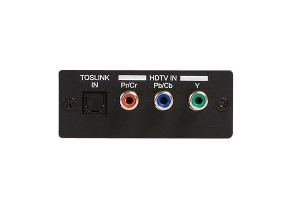 StarTech.com Component and Toslink to HDMI Video Converter with Audio - video converter - black