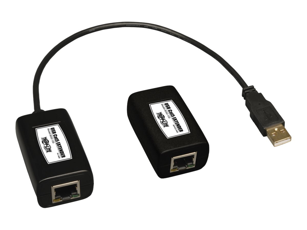 Eaton Tripp Lite Series 1-Port USB Over Cat5/Cat6 Extender Video Transmitter Receiver 150' - USB extender - USB