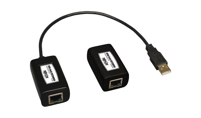 Tripp Lite 1-Port USB Over Cat5/Cat6 Extender Video Transmitter Receiver 150' - USB extender - USB