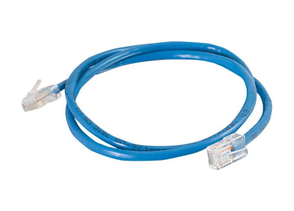 C2G Cat5e Non-Booted Unshielded (UTP) Network Patch Cable - patch cable - 30.5 m - blue