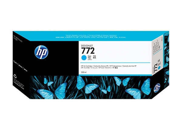 HP 772, (CN636A) Cyan Original Ink Cartridge HP 772, (CN636A) Cyan Original Ink Cartridge