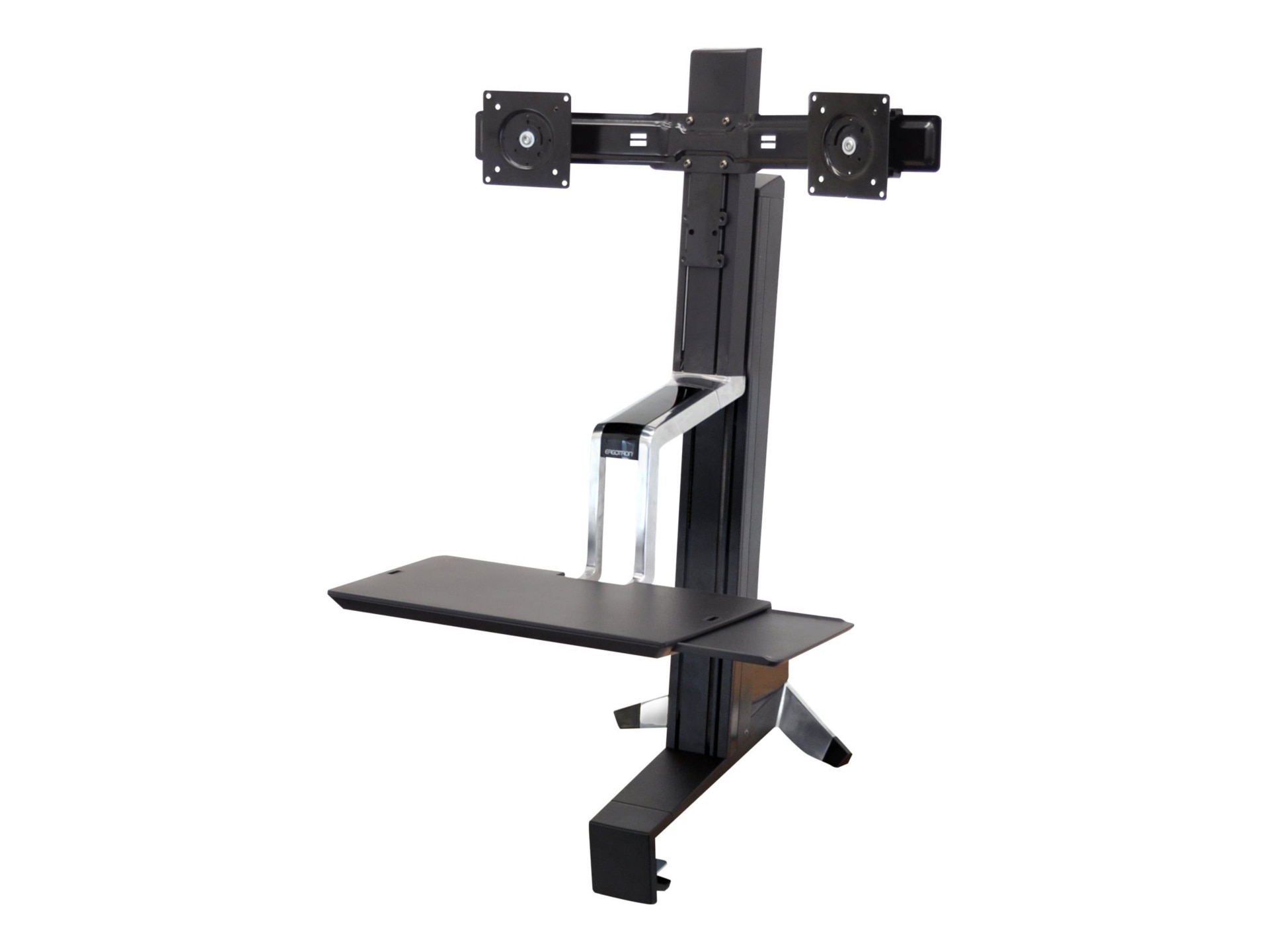 Thumbnail 5 of 5 for Ergotron WorkFit-S - standing desk converter - rectangular - black