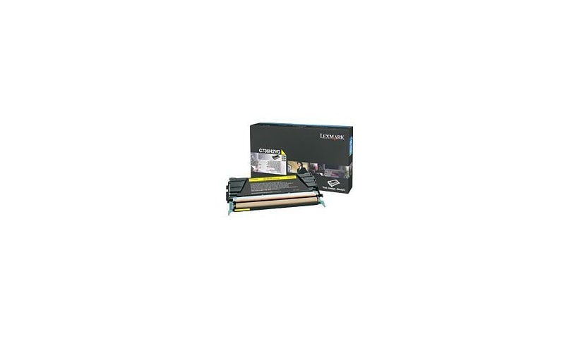 Lexmark - High Yield - yellow - original - toner cartridge - LCCP