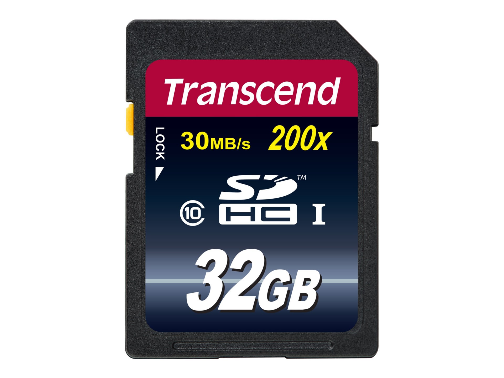 Transcend - flash memory card - 32 GB - SDHC