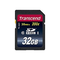 Transcend - flash memory card - 32 GB - SDHC