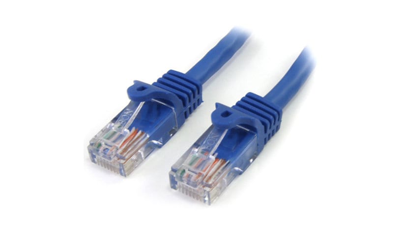 StarTech.com Cat5e Ethernet Cable 35 ft Blue - Cat 5e Snagless Patch Cable