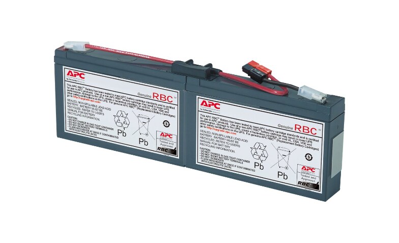 Gewoon overlopen Alfabet vermogen APC Replacement Battery Cartridge #18 - UPS battery - lead acid - RBC18 -  UPS Battery Replacements - CDW.com