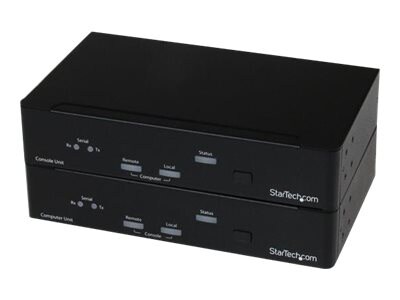 StarTech.com USB DVI KVM Console Extender w/ Serial & Audio Over Fiber