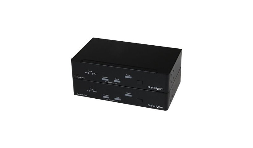 StarTech.com USB DVI KVM Console Extender w/ Serial & Audio Over Fiber