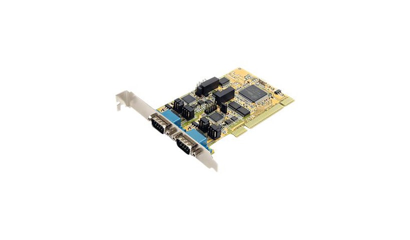 StarTech.com 2 Port RS232/422/485 PCI Serial Adapter Card w/ ESD - serial a