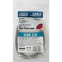StarTech.com 10 ft USB 2.0 Cable - USB A to Mini B - BlackBerry Android