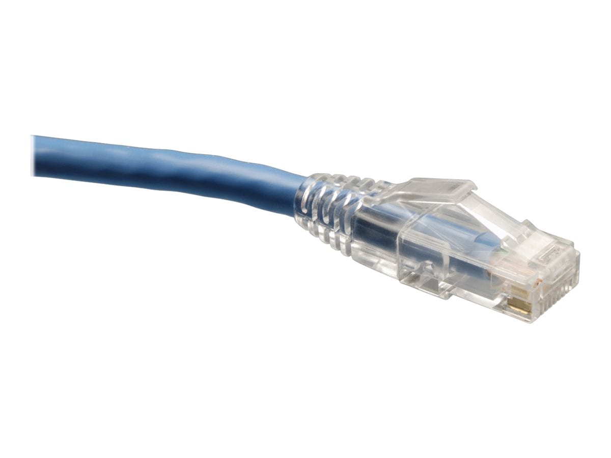 Eaton Tripp Lite Series Cat6 Gigabit Solid Conductor Snagless UTP Ethernet Cable (RJ45 M/M), PoE, Blue, 150 ft. (45.72
