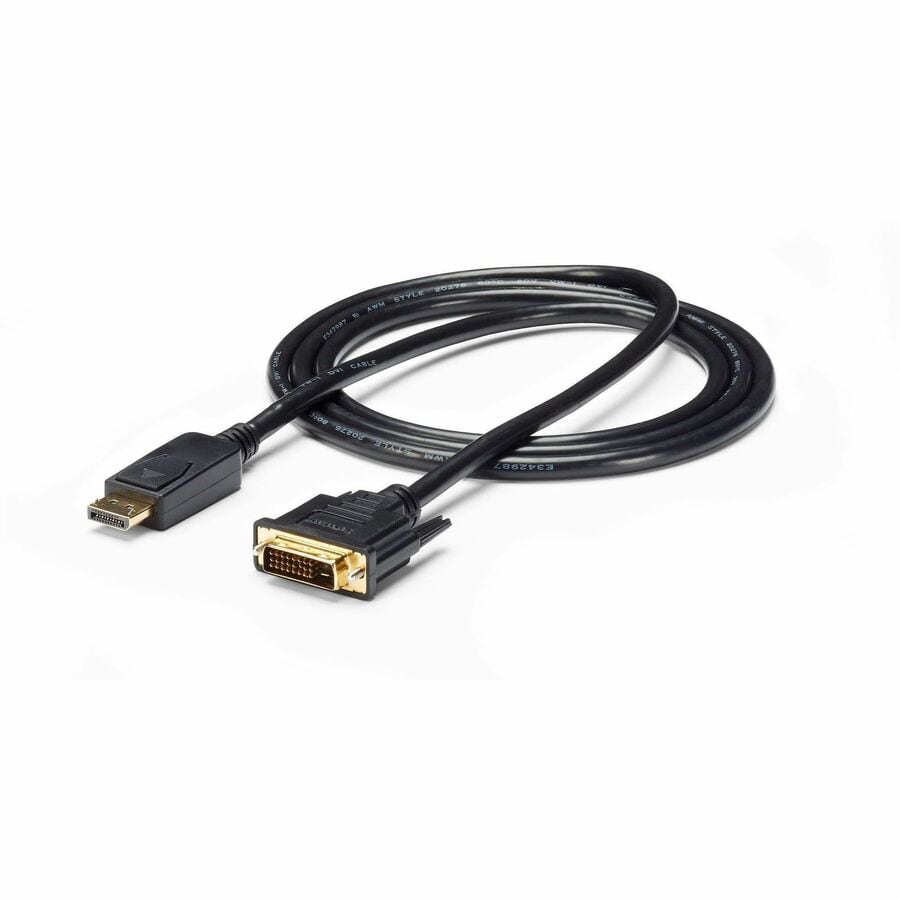 StarTech.com 6ft (1.8m) DisplayPort to DVI Cable, DP to DVI-D Video Adapter Converter Cable, Replacement for DP2DVIMM6