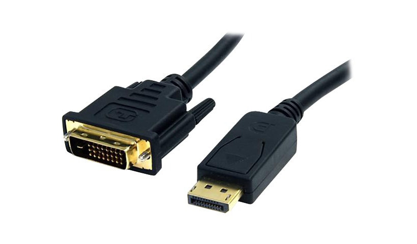 StarTech.com 6ft (1.8m) DisplayPort to DVI Cable, DisplayPort to DVI Adapter Cable, DP to DVI-D Converter, Replacement