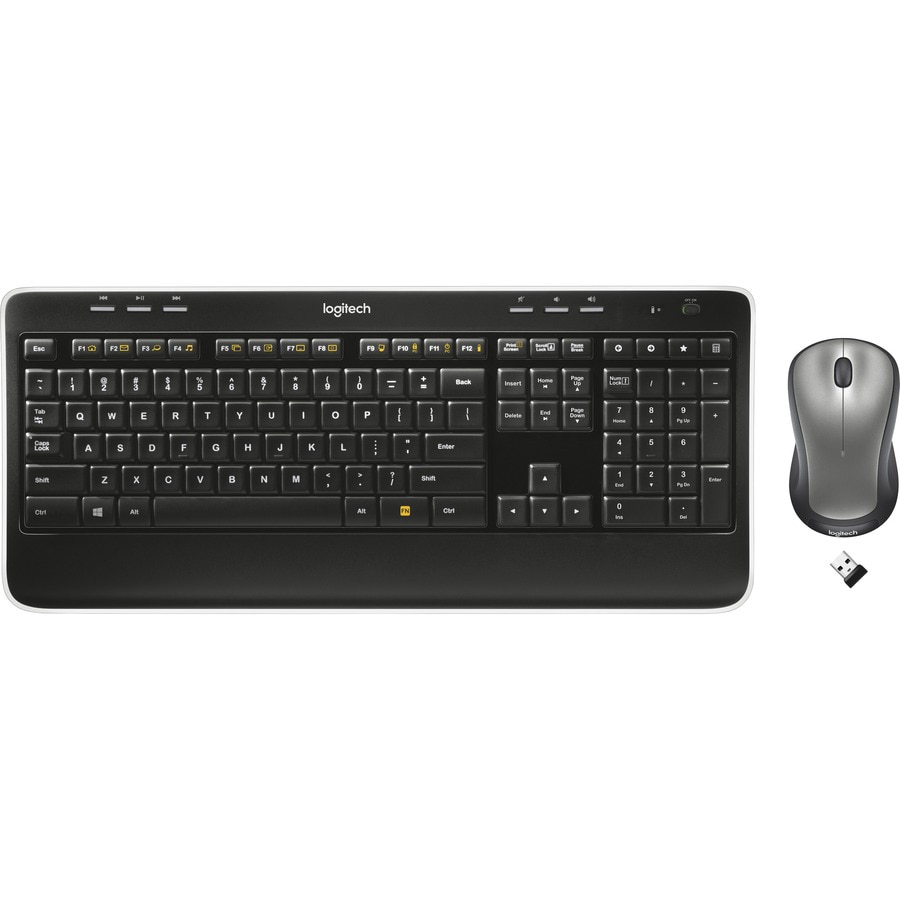 Logitech Wireless Combo MK520 - keyboard and mouse set - US