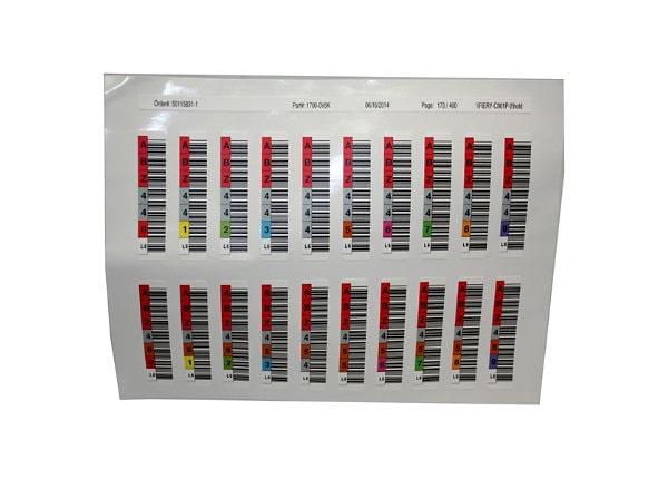 Overland-Tandberg LTO-5 Barcode Labels - cleaning / data cartridge barcode