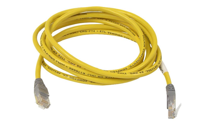 Belkin crossover cable - 10 ft - yellow