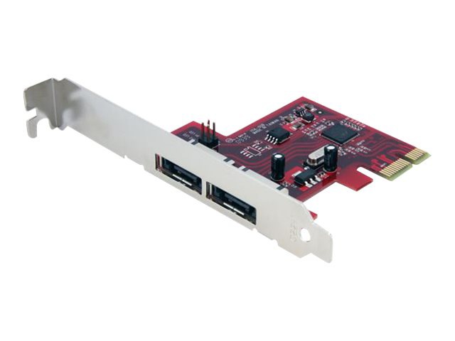 StarTech.com 2 Port SATA 6 Gbps PCI Express eSATA Controller Card