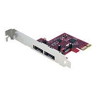 StarTech.com 2 Port SATA 6 Gbps PCI Express eSATA Controller Card