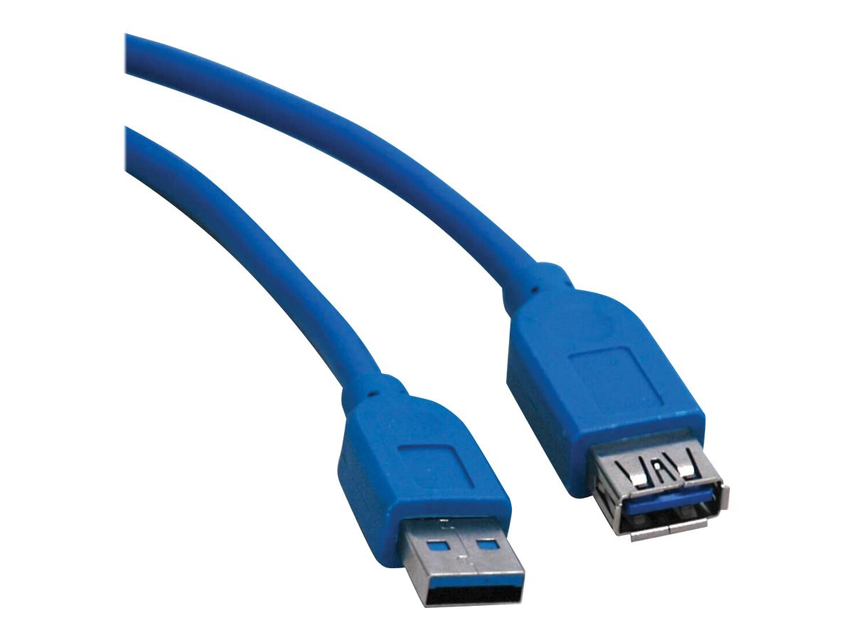 Eaton Tripp Lite Series USB 3.0 SuperSpeed Extension Cable (A M/F), Blue, 6 ft. (1.83 m) - USB extension cable - USB