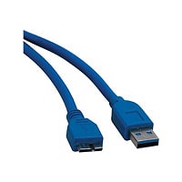 Tripp Lite 3ft USB 3.0 SuperSpeed Device Cable A Male to Micro B Male 3'