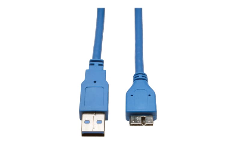 Tripp Lite 6ft USB 3.0 SuperSpeed Cable USB-A Male to USB Micro-B Male 6' - USB cable - USB Type A to Micro-USB - U326-006 - USB Cables - CDW.com