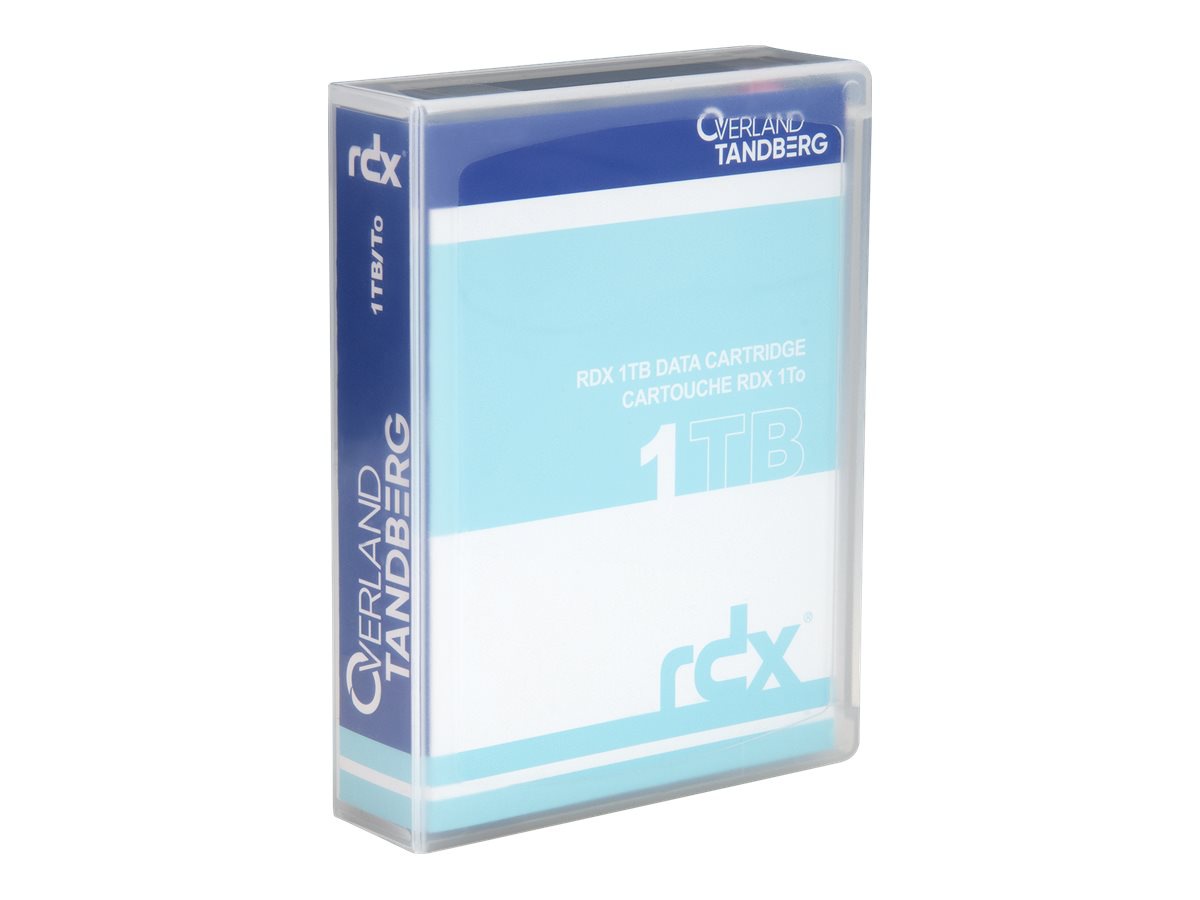 Overland-Tandberg - RDX HDD cartridge x 1 - 1 TB - storage media