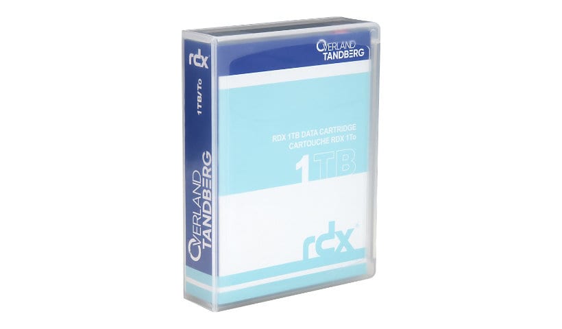 Overland Tandberg RDX QuikStor - RDX HDD cartridge x 1 - 1 TB - storage med